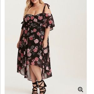 Torrid Floral Off-Shoulder Dress!